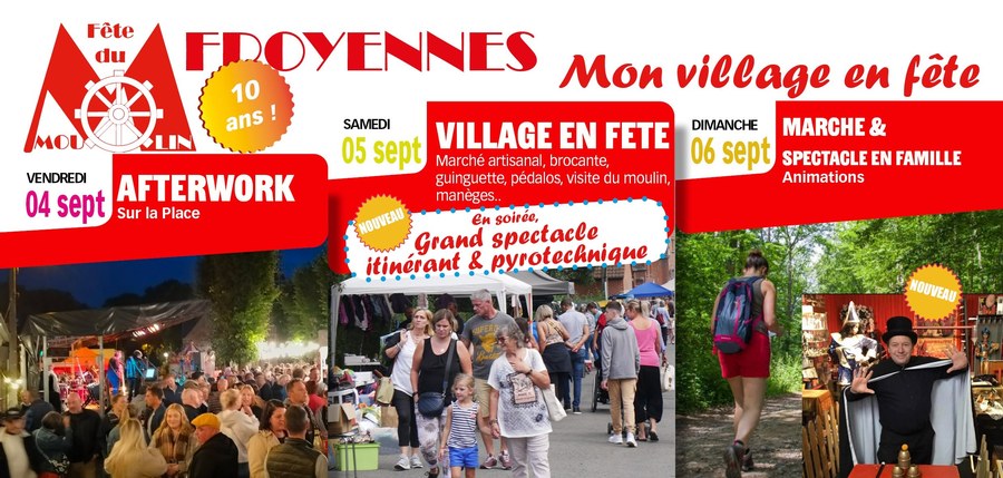 Affiche de Fête du Moulin