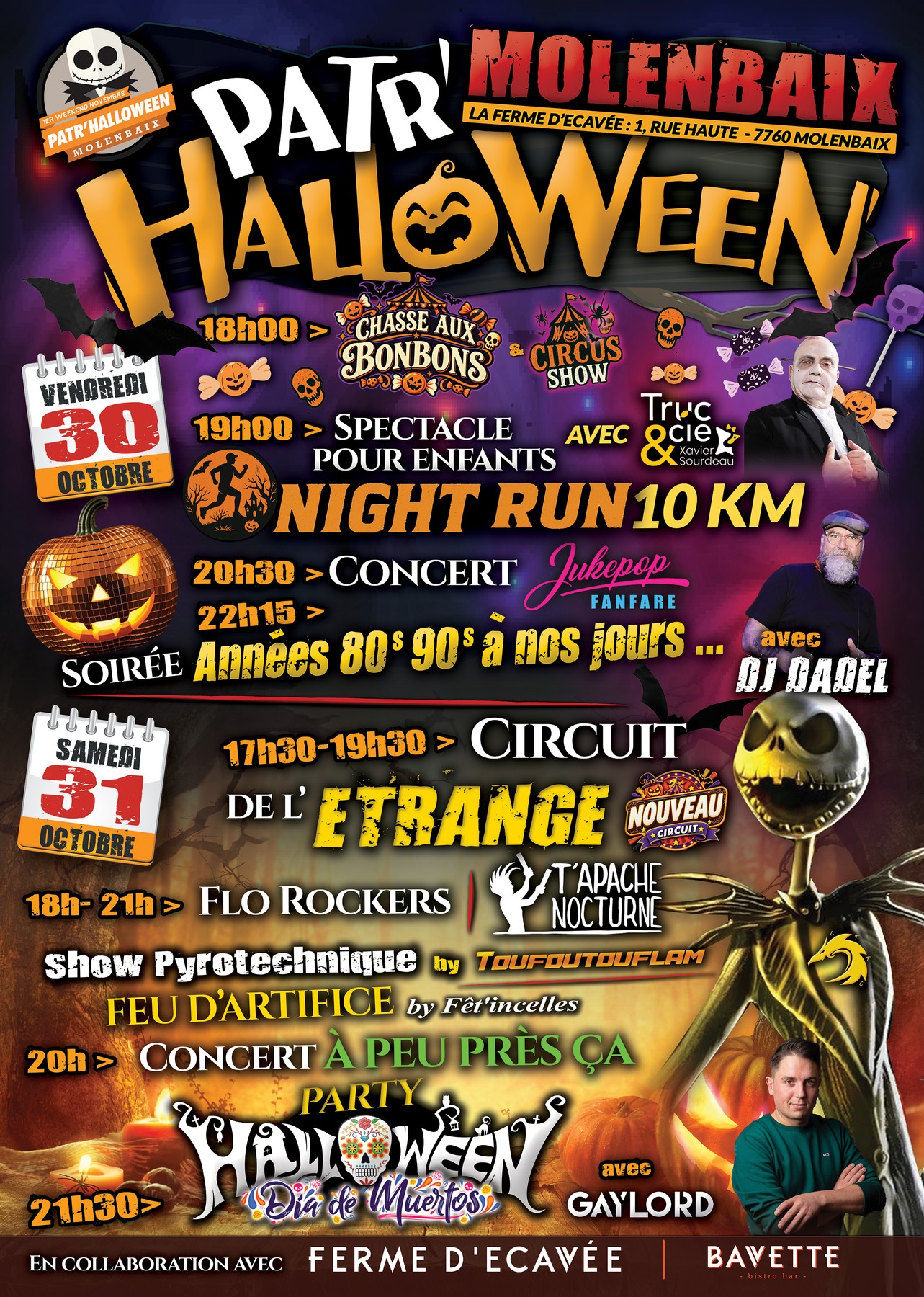 Affiche complète de Patr'Halloween