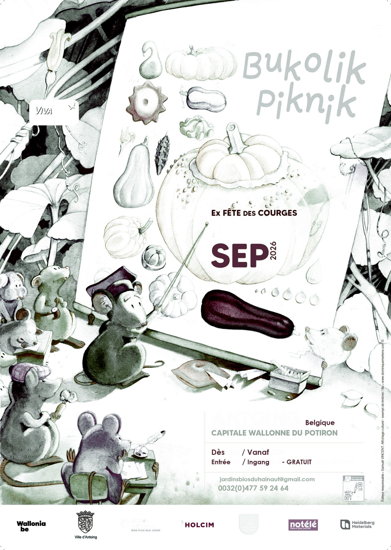Affiche complète de Bukolik Piknik 2026 – Ex-Fête des Courges